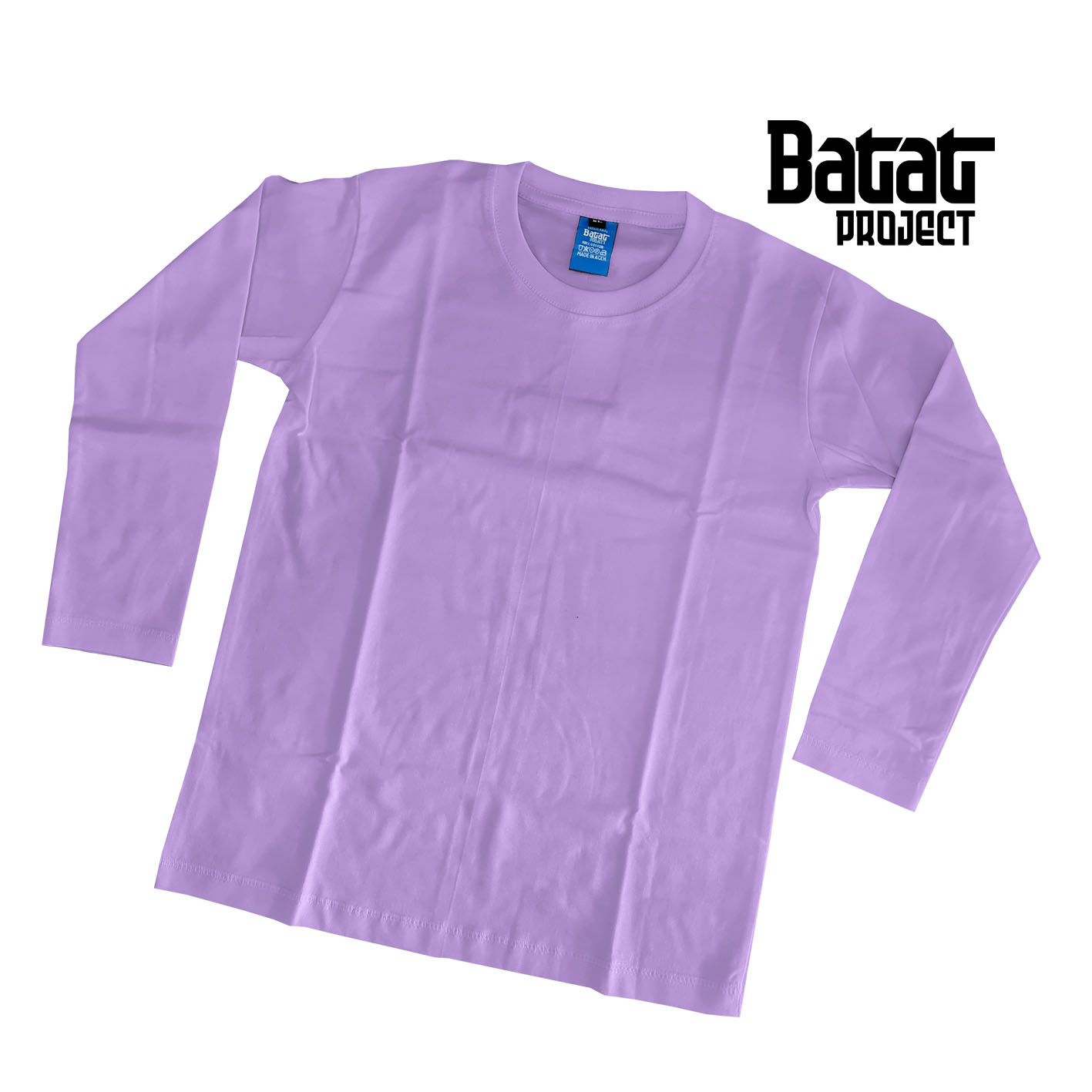 0037 // Kaos Cotton Combed 24s Ungu Panjang