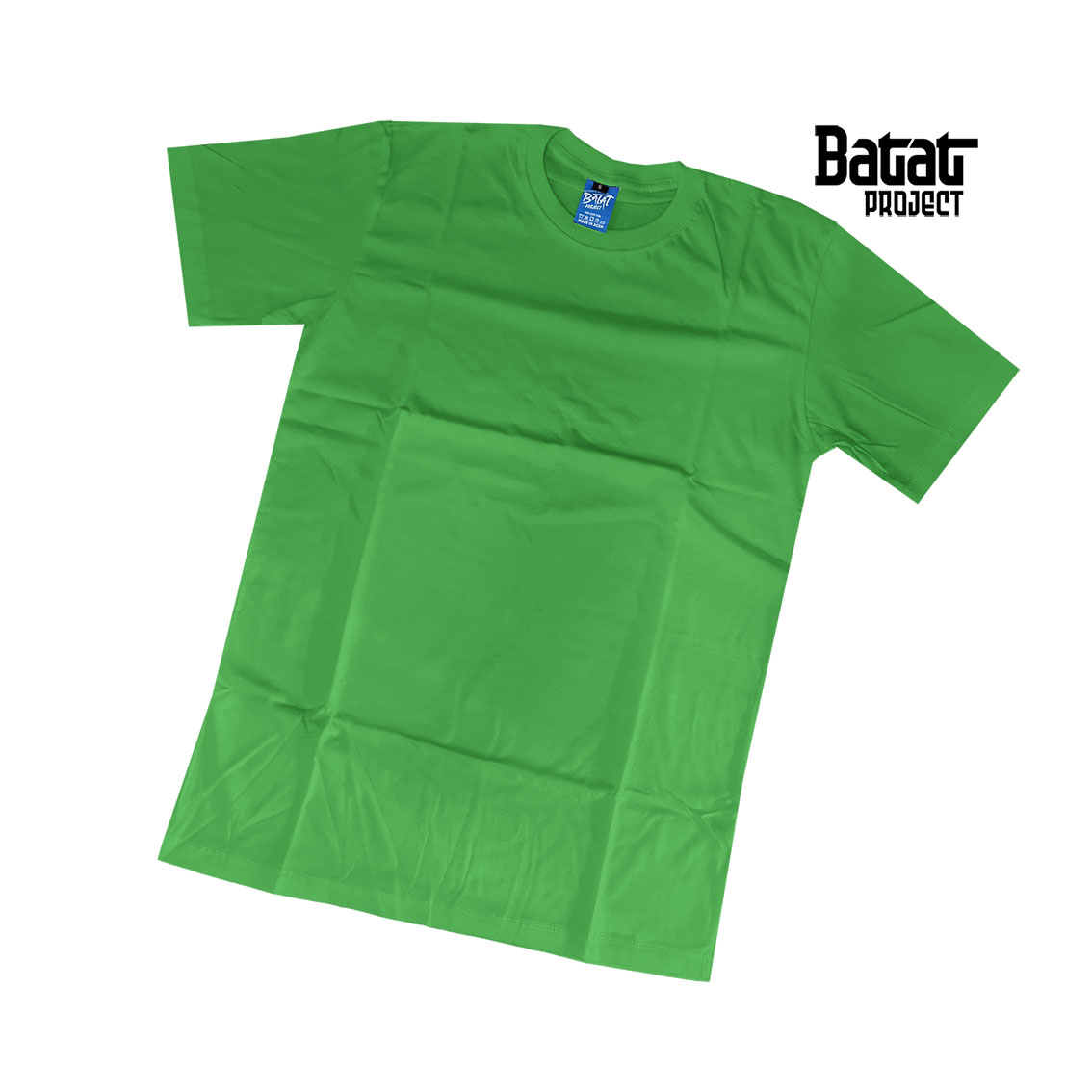 0016 // Kaos Cotton Combed 24s Hijau Fuji Pendek