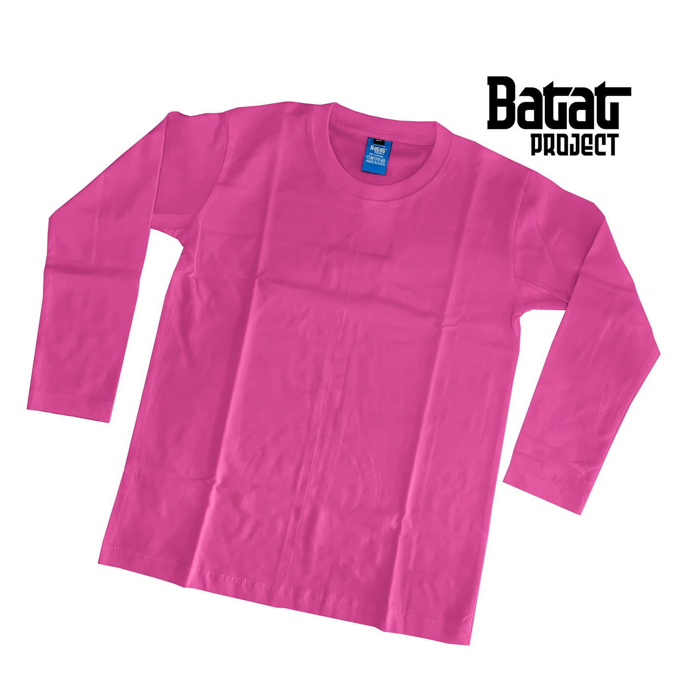 0038 // Kaos Cotton Combed 24s Pink Fanta Panjang