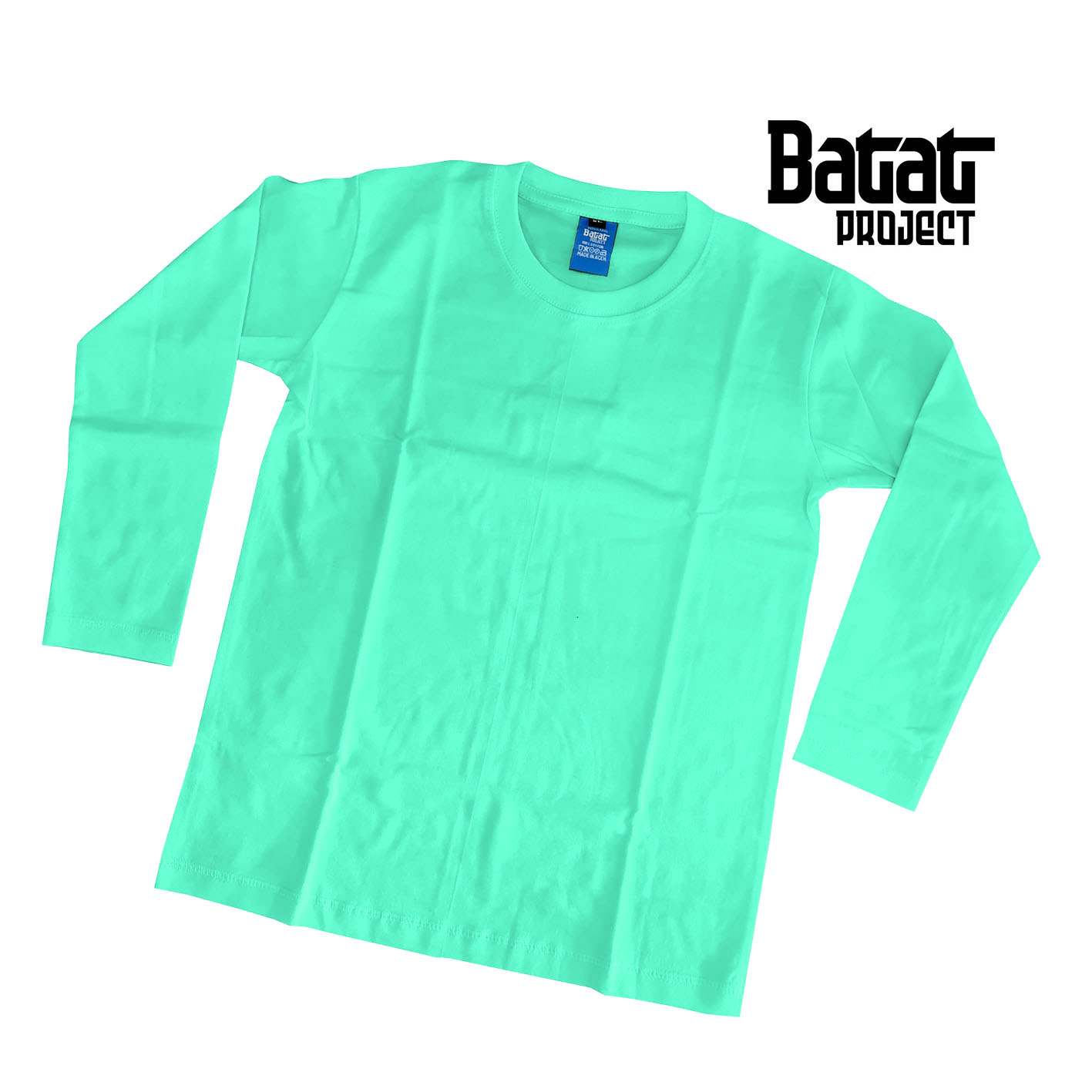 0039 // Kaos Cotton Combed 24s Mint Panjang