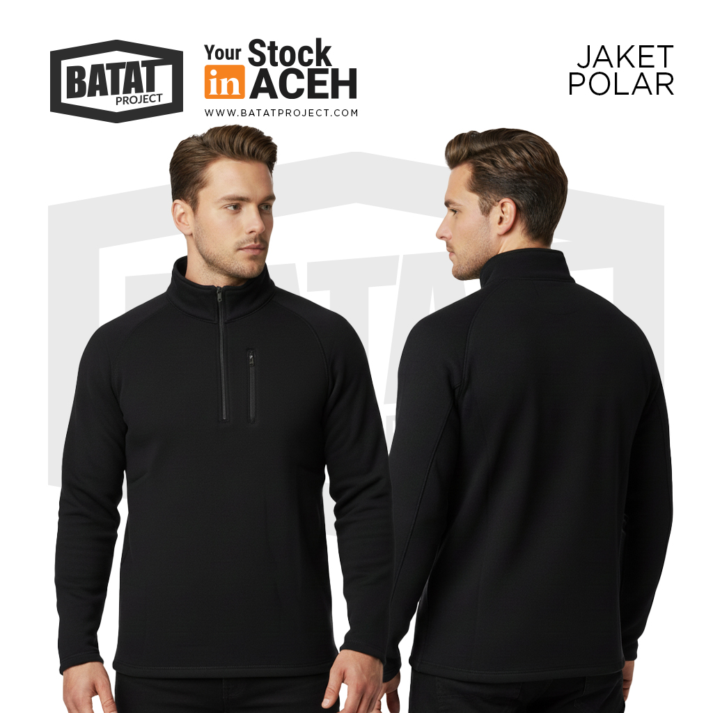 POL0001 // Jaket Polar Lengan Panjang