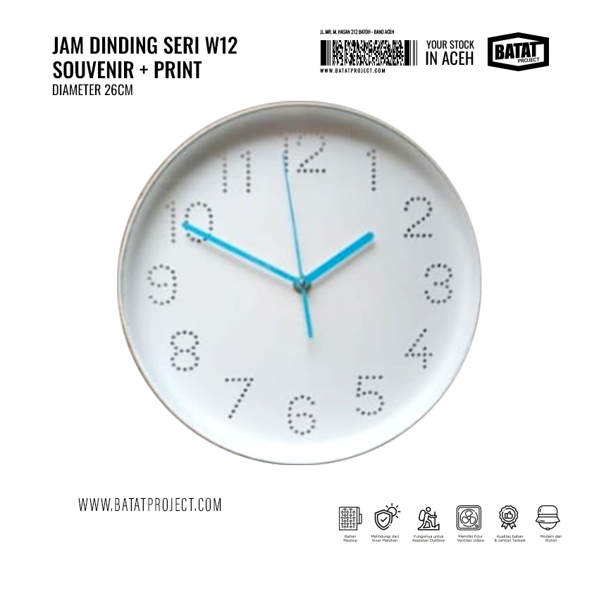 Jam Dinding W11
