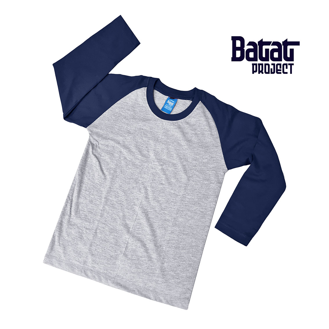 0052 // Raglan Panjang Abu Misty-Dongker