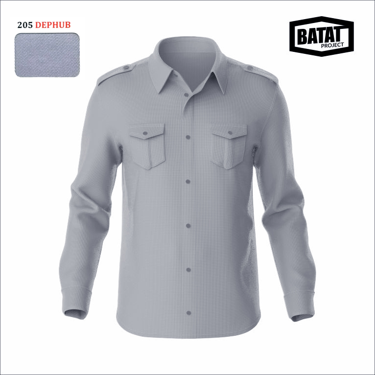 Kemeja PDL Polos Army Panjang (Kode: 205 Dephub )