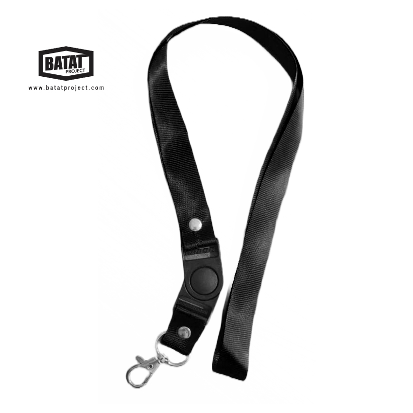 Lanyard Polos Hitam