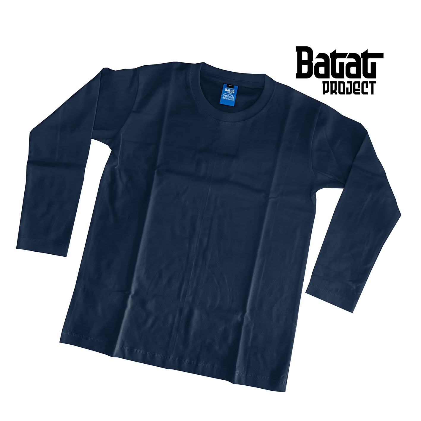 0109 // Kaos Cotton Combed 30s Dongker Panjang