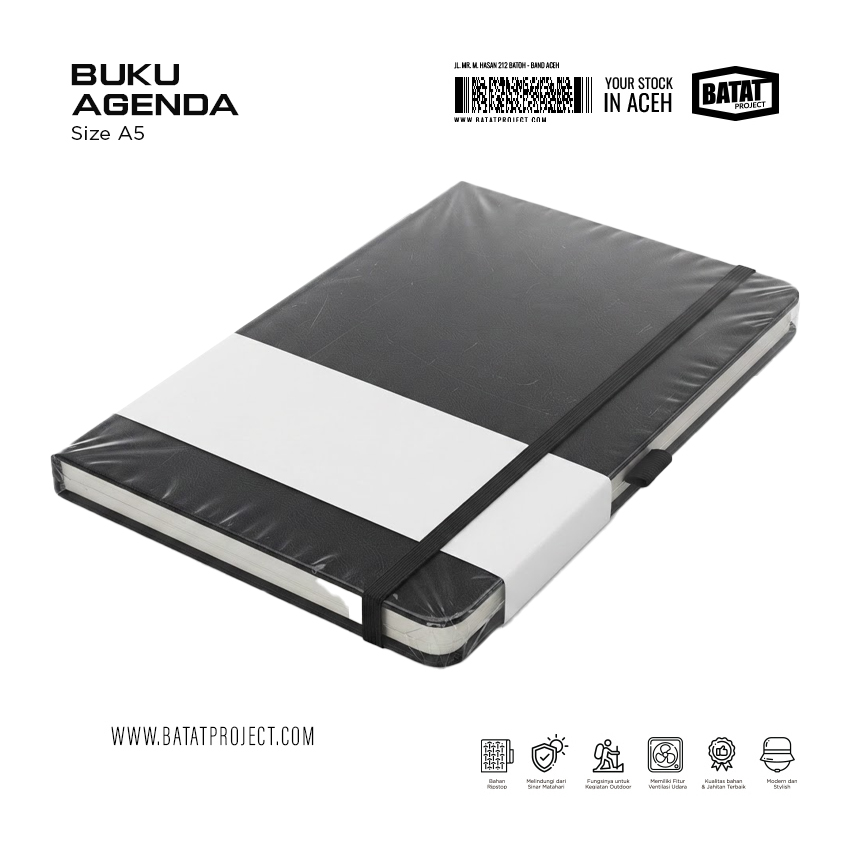 Buku Agenda Hitam A5