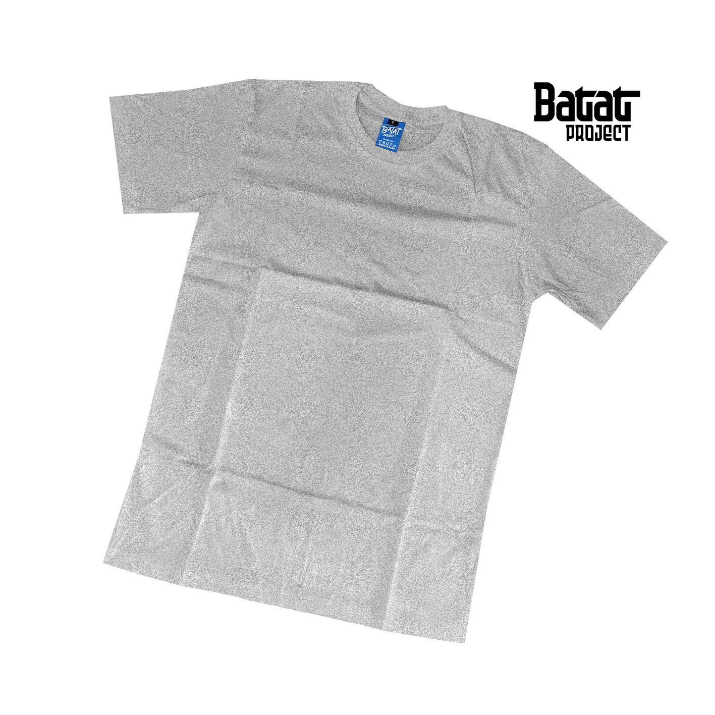 0007 // Kaos Cotton Combed 24s Abu Misty Pendek